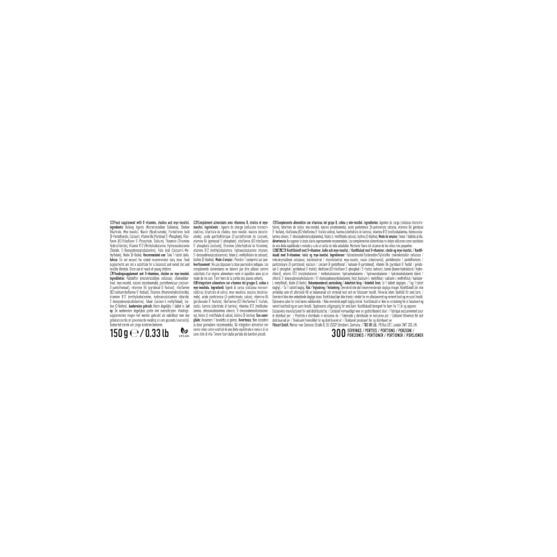 ESN Vitamin B Complex, 300 Tablets