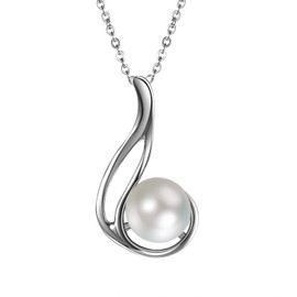 OIDEA Women's Necklace 925 Sterling Silver: Heart Infinity Tree of Life Pearl Pendant with Zirconia Chain Made of Real Silver 925 Bangle Elegant Gift for Women Mother Valentine's Day Anniversary Day,