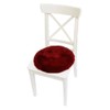 Hollert Lambskin Seat Cushion, Diameter 40 cm, Red, Merino Seat