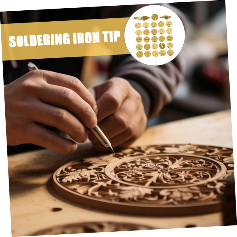 jojofuny 1 Set Number Burning Tips for DIY Pyrography Crafts