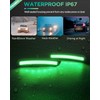 PWOBVZ Dynamic Green LED Side Marker Lights for Chevy Camaro