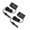 Digital Thermometer Hygrometer,INRIGOROUS Pack of 2 hygrometer thermometer Mini Probe