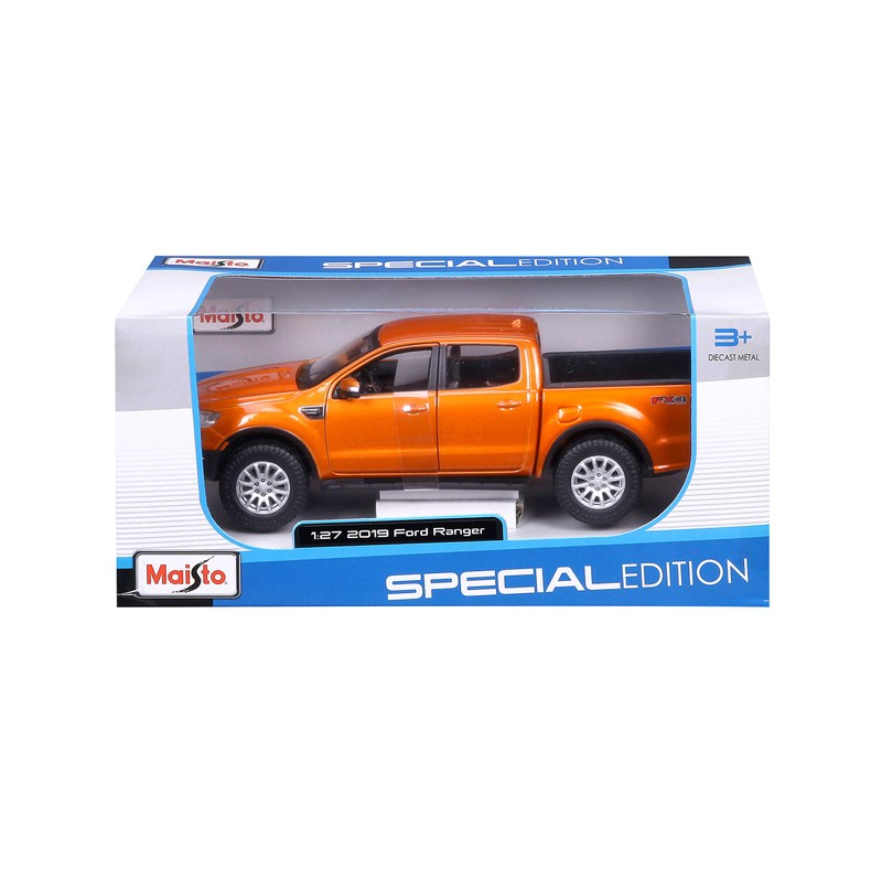 Maisto Ford Ranger '19 1:27 Model Car - Orange