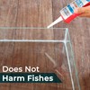 Aquarium Silicone Sealant Clear (2x10.5 floz) 100% Silicone, Waterproof Aquarium