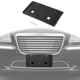 CheroCar for Chrysler License Plate Frame Tire License Plate Holder Bracket for Chrysler 300/300C 2011-2014