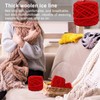 Needle Knitting Woven Slipper Yarn - Single Thick Terylene Ice
