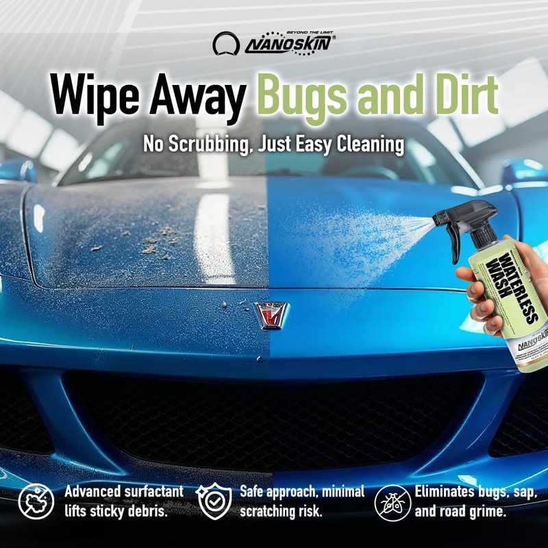 Nanoskin Waterless Wash & Shine 1 Gallon - Advanced Rinseless