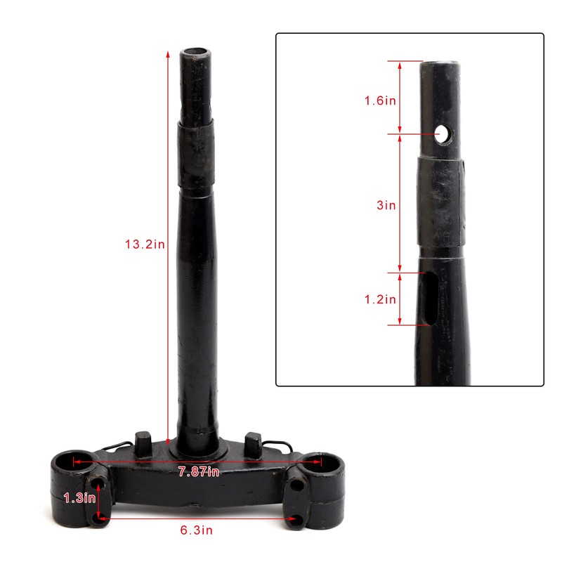 Minho GY6 125CC150CC Scooter Triple Tree Front End Steering Fork