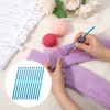 5mm Crochet Hook Set 12 Pack Aluminum Handle Knitting Needles