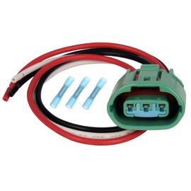 Lanphitus Alternator Generator Regulator Wiring Connector Plug Pigtail Harness Repair Kit for Subaru Impreza Forester WRX STI Legacy Outback 1999-Up 3 Pin Oval Green