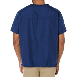 Cherokee Men's Big and Tall Originals V-Neck Scrubs Shirt, Navy, XXXX-Large