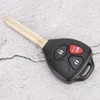 3 Buttons Uncut Smart Car Key Fob Fit for Toyota