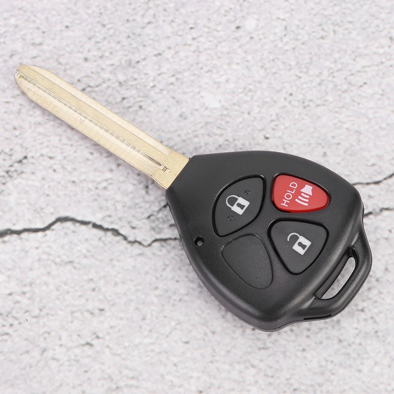 3 Buttons Uncut Smart Car Key Fob Fit for Toyota