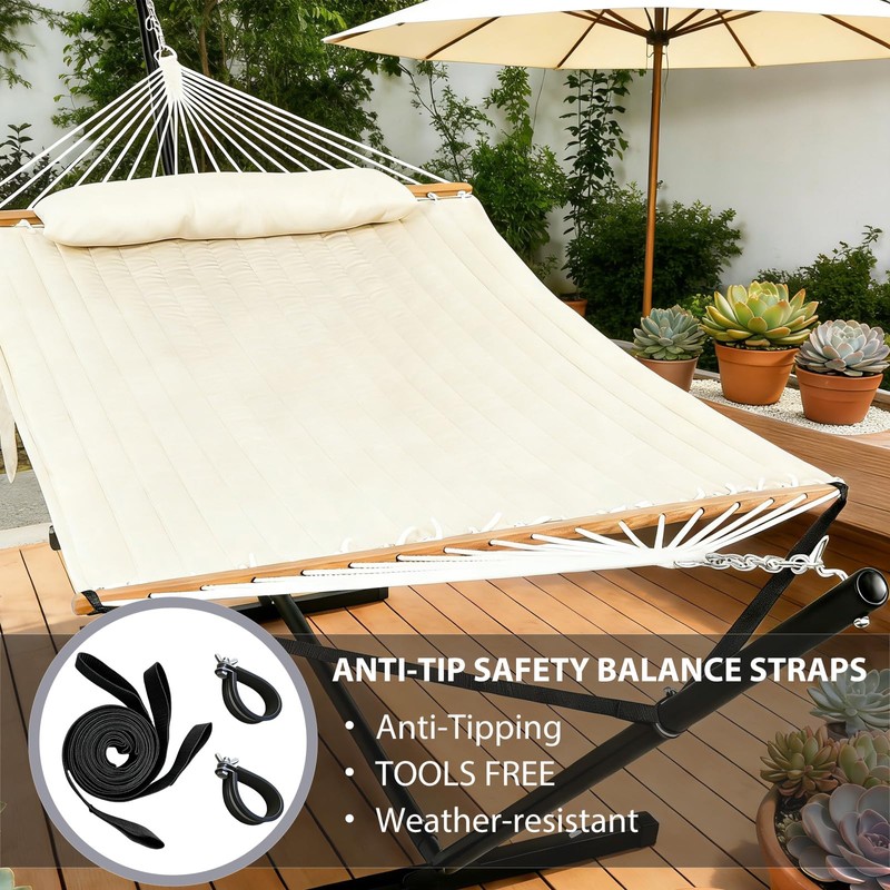 Hammock Balance Ropes Kit Designed for Double Spreader Bar Hammock