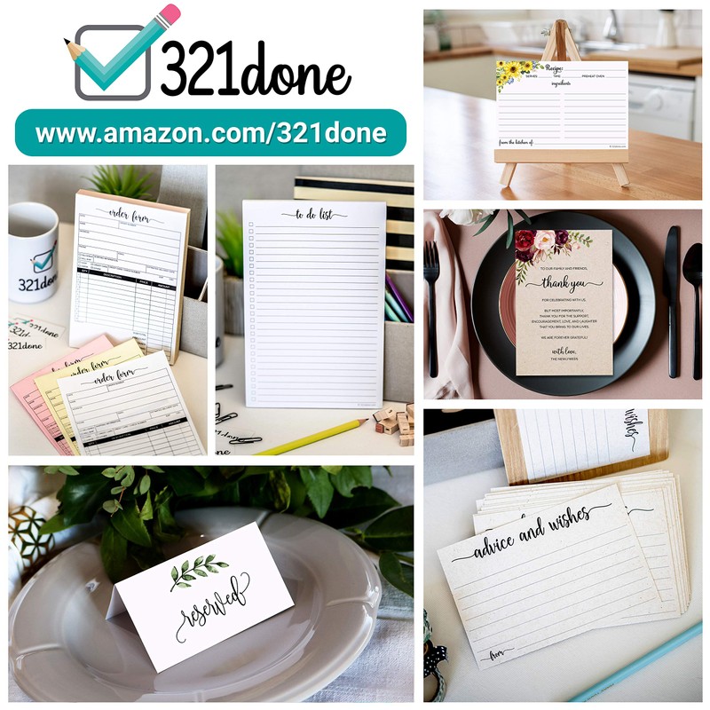 321Done Jumbo Weekly Planning Desktop Notepad - 50 Sheets (11"