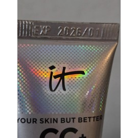 IT Cosmetics Your Skin But Better CC Full Coverage Cream Tan, 1.08oz New AS PIC