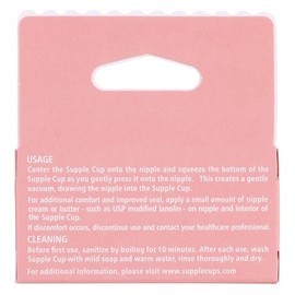 Supple Cups for flat, shy and inverted nipples (Size 3)