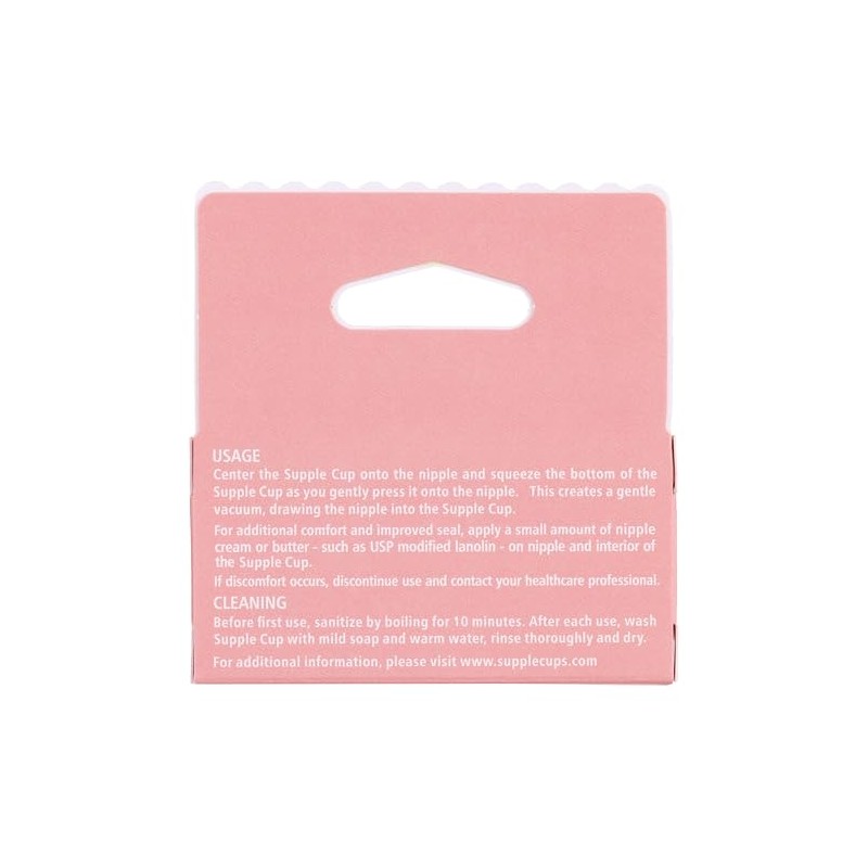 Supple Cups for flat, shy and inverted nipples (Size 3)