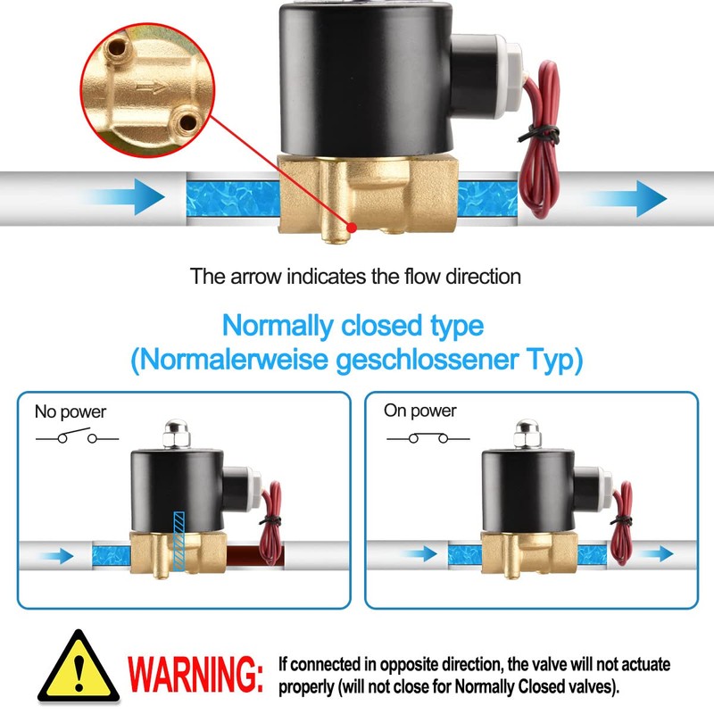 Heschen Brass Electric Solenoid Valve 3/8 Inch AC 220V Direct