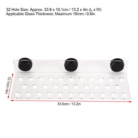 Aquarium Reef Coral Holder Aquarium Coral Frag Holder Shelf Magnet Acrylic Aquarium Acrylic Coral Holder Base with Suction Cup for Aquarium