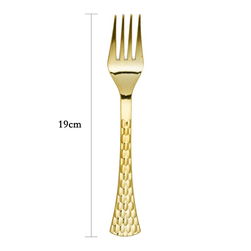 Decorline-120-Piece Value Pack Luxe Heavy Weight Reusable Plastic Cutlery Made