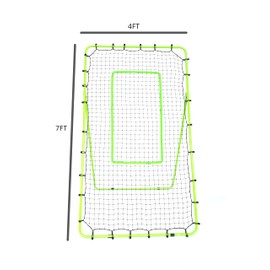 7 * 4FT Volleyball Rebounder Training Net, Five Adjustable Training Nets, Can Be Used from Multiple Angles to Meet Your Various Training Needs.Equipped with A Tote Bag for Easy Portability.
