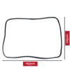 SPARES2GO Door Seal Gasket with Clips for Hotpoint, Fits Indesit,