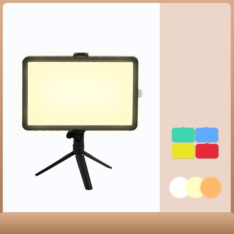 6 Inch Desk Small Square Fill Light LED Flat Panel