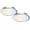 hykolity 2 Pack 12 Inch Selectable CCT LED Round Flat