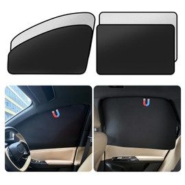 2026 New Upgraded Car Window Shades(4pack),Car Shades for Side Windows (31.5in*19.3in+30.7in*19.7in).Car Window Shade for Baby,Sun Shade Side Window Can Blocks 99.98% UVR