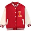1 PCS 4.0" Orange Chenille Letter Patch, Iron on Patches