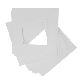 Operitacx Photo Frame Cardboard 10pcs Pre-Cut Photo Mount Cards Picture Mats for Wall Frame Mattes Photo Backing Board