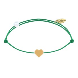 LES POULETTES BIJOUX - Bracelet Link Gold-Plated Mini Heart, Sterling Silver