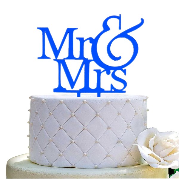 JIEEIN Mr and Mrs - Decoración para tarta de novia