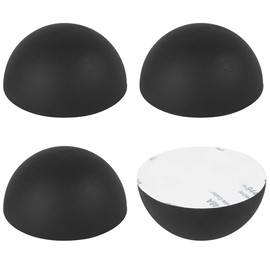 EIHI Pack of 4 Speaker Feet for Subwoofer, Effective Resonance Damper, Speaker, Amplifier, Turntable, Vibration Damper, Absorber (Black, A)