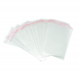 Borningfire 200 Pcs 2x3 Inches Clear Resealable Cellophane Bags Self Adhesive Sealing, Good for Bakery Candy Jewelry Earrings Cookies Gifts Prints Card