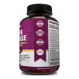 Liver Cleanse (60 Cápsulas) Protector Hepático Hecho En Usa Sabor Sin Sabor