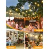 Larkvue 25FT Outdoor String Lights, Patio Lights with 10+1 LED