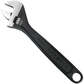 URREA Adjustable Wrench - 10-Inch Professional Grade Tool with Extra-Wide Capacity & Black Phosphate Finish - 710S