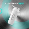 FSA Nutrition Edelstahl Protein Shaker - Fassungsvermögen 900 ml -