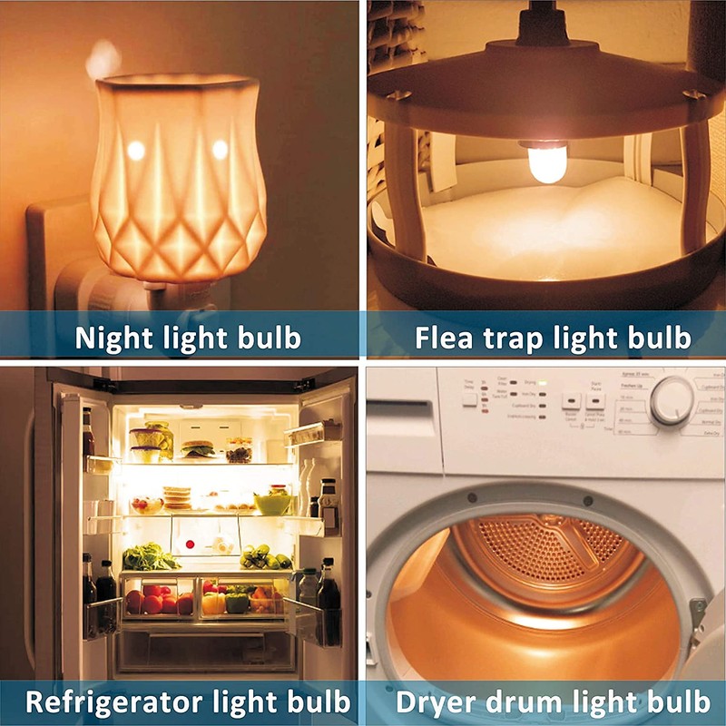 Anivona Night Light Bulb,[4PACK]15 Watt LED Night Light Bulb Equivalent,