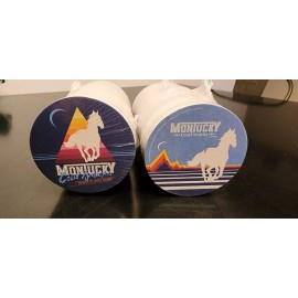 Beer Coaster ~ Montucky :Cold Snacks: Lager ~ Bozeman, MONTANA ~ Horse