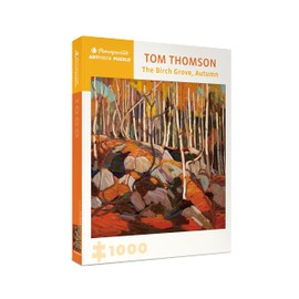 Pomegranate Tom Thomson: The Birch Grove, Autumn 1000-Piece Jigsaw Puzzle