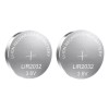 2 Pilas Cr2032 (equivalente A Lir2032) Recargables 3.6v