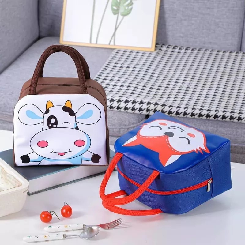 KH Lonchera Térmica Infantil Animales Lonchera Escolar Moda