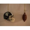 Riddell MICHIGAN STATE CEILING FAN PULL CHAIN SET HELMET AND