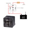 EHDIS 12V Motor Relay 5 Pin Coil 40amp Spdt Model