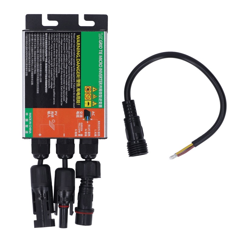 MPPT Solar Grid Tie Inverter Pure Sine Waving Aluminium Alloy