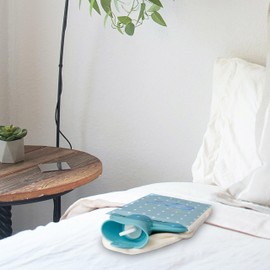 Mr. & Mrs. Panda Hot Water Bottle Whale Confetti - Gift, Motivation, Section of Life, Children's Hot Water Bottle, Hot Water Bottle with Cover, Sea, Holiday