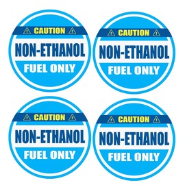 4Pack Non-Ethanol Fuel Only Decal Self Adhesive Sticker for ‌Car Truck Gasoline Gas Tank Can Weatherproof